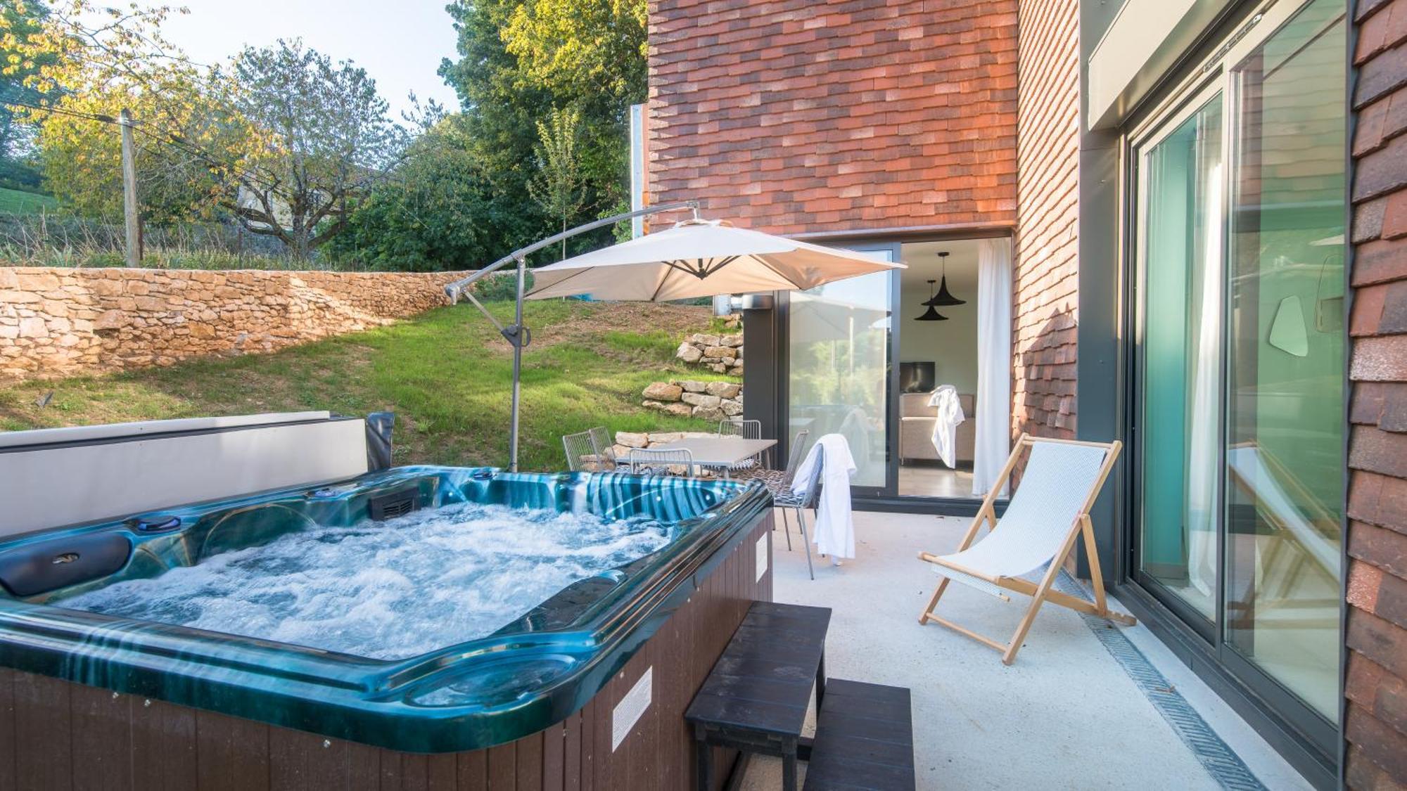 Cote Jardin Avec Jacuzzi Privatif Et Parking Prive Διαμέρισμα Sarlat-la-Caneda Εξωτερικό φωτογραφία